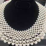 Large White Bead Necklace