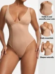 SHAPE Women’s Shapewear Bodysuit With Thong