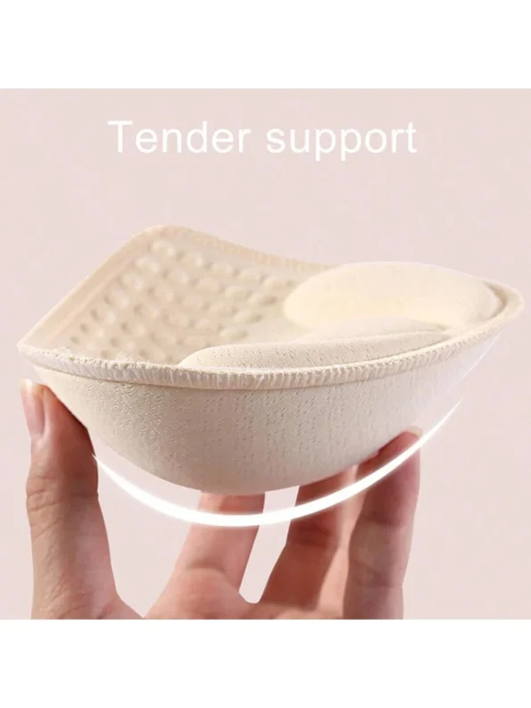 1pair Thickened Insert Underwear Bra Scale-Out Chest Latex Pads For Women - IMG7