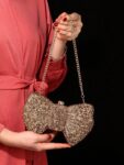 Miel New Arrival Handmade Diamond-Encrusted Bowknot Shaped Women’s Evening Clutch