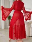 Sexy Gauze Nightgown Seductive Underwear Cardigan Pajamas